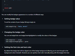 TDBadgedCell Screenshot 1