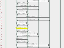 A test case execution (traced with Jade Inspector)
