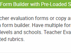 Teacher Evaluator Screenshot 1