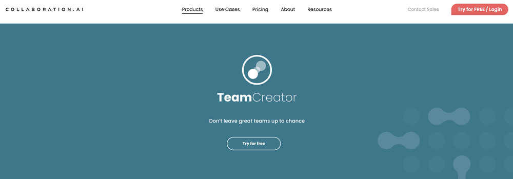 Team Creator Screenshot 1