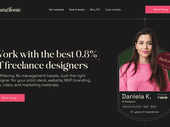 Work with the best 0.8% of freelance designers