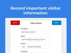 Record important visitor information