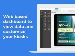 Powerful web dashboard with feature rich iPad kiosk designer