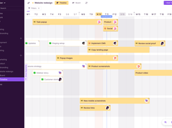 Toggl Plan project timelines with tasks