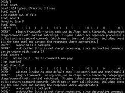 Basic editing in ted 0.1.9