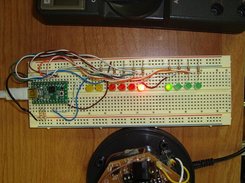 teensyninja development on a breadboard