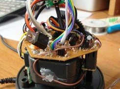 Teensy connected to Ninja using 10 color cables