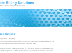 Telecoms Expense Management & Reporting Screenshot 1