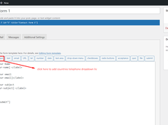 Telephone Input For Contact Form 7 Screenshot 1
