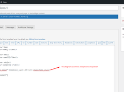 Telephone Input For Contact Form 7 Screenshot 2