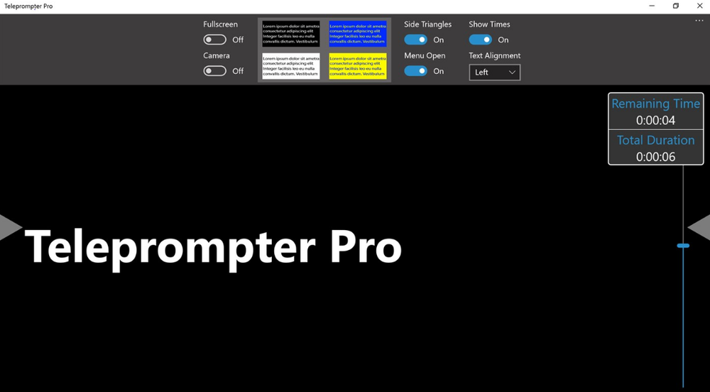 Teleprompter Pro Screenshot 1