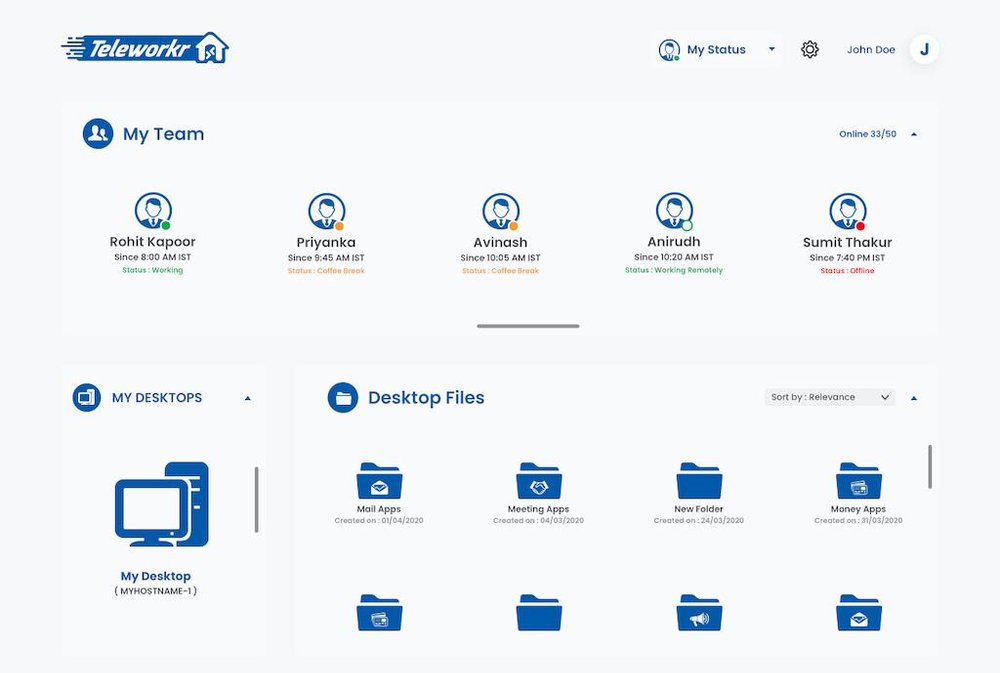 Teleworkr Screenshot 1