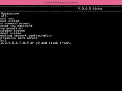 Screenshot Main Menu