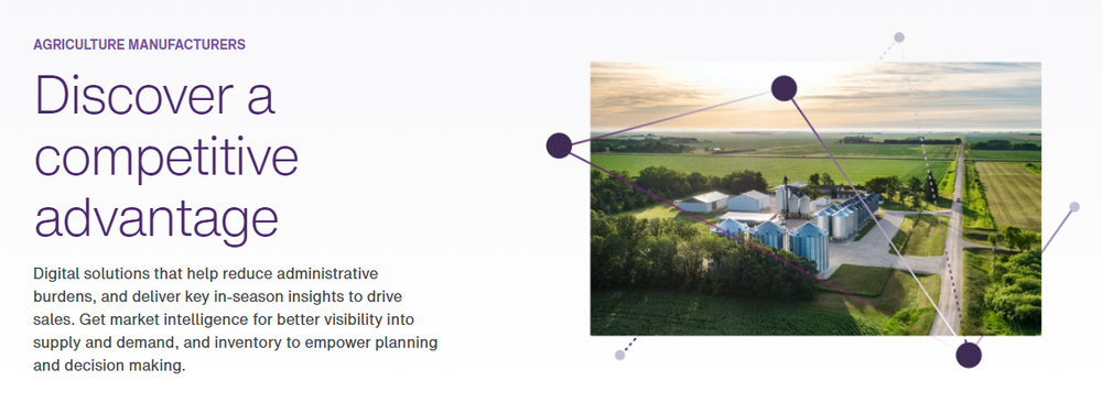 TELUS Agriculture & Consumer Goods Screenshot 1