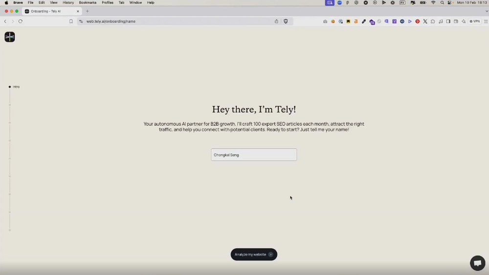 Tely.ai Screenshot 1