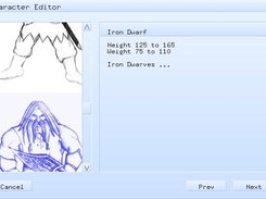 Editor: player race selection