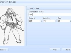 Editor: name, weight and height