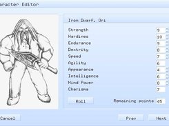 Editor: hero attributes selection