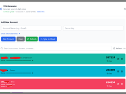 2fa manager in boomlify cloud sync