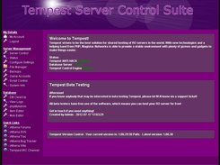 Home page after login