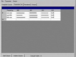 Example parameter set