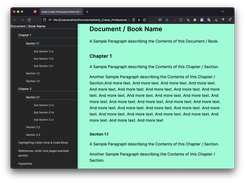 Template For FAQ, Docs, Books, Tutorials Screenshot 1