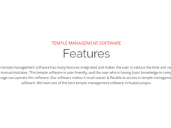 Temple Management Software Screenshot 1