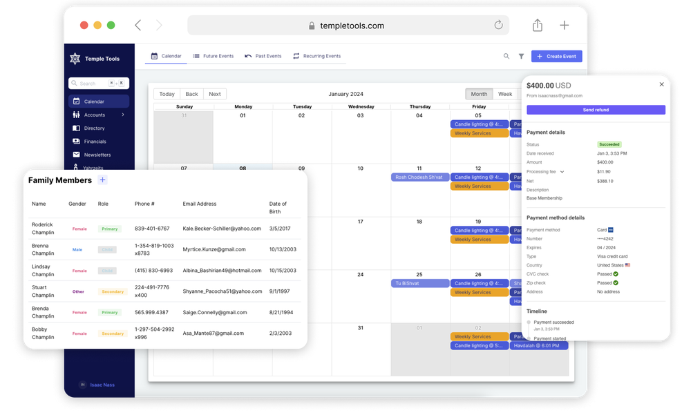 Temple Tools is the Best Synagogue Management Software