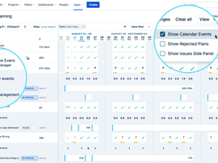 Display Google and Office 365 calendar events.