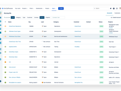 Tempo Timesheets Accounts view