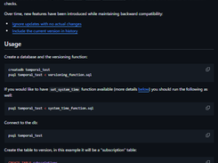 Temporal Tables Screenshot 1