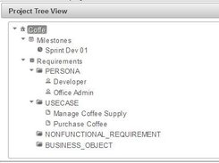 Project tree view