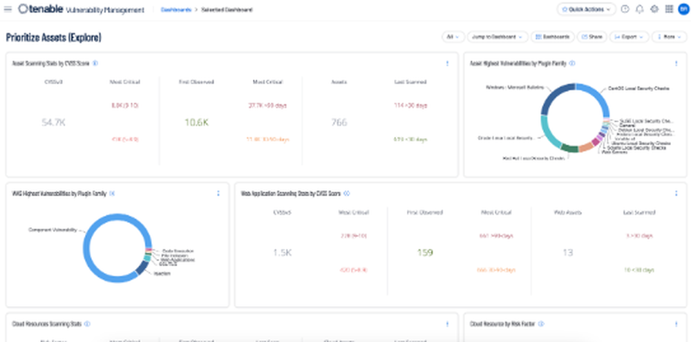 Tenable Vulnerability Management Screenshot 1