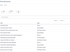 Tenable Web App Scanning Screenshot 2