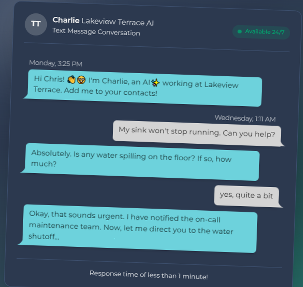 TenantText Screenshot 1