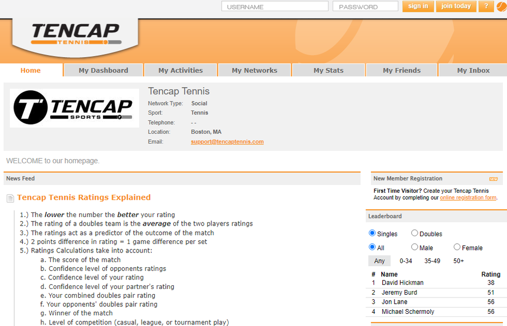 Tencap Tennis Screenshot 1