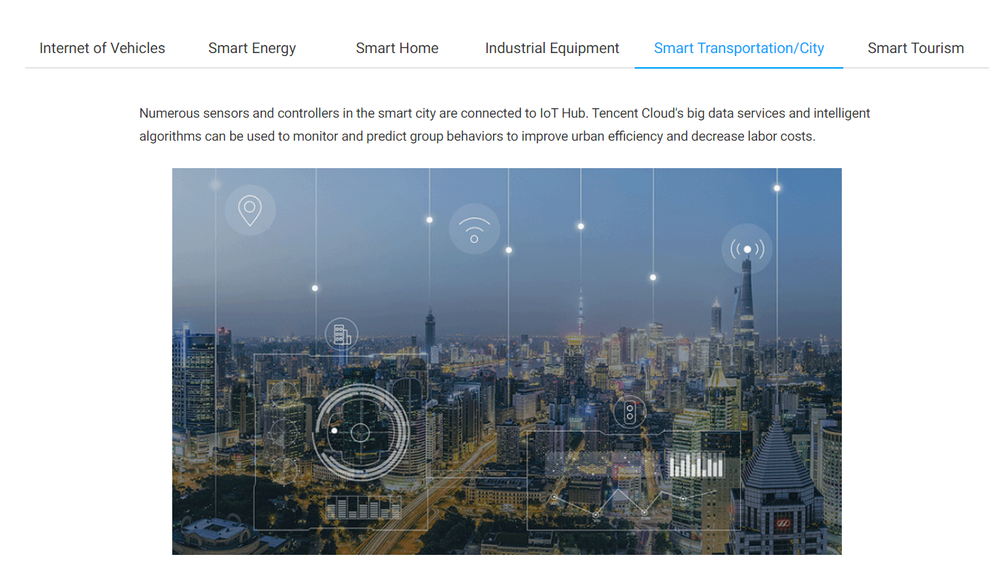 Tencent Cloud IoT Hub Screenshot 1