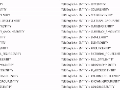 Teneo prebuilt entities