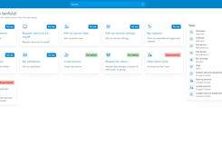 A built-in self-service portal allows end users to request access they need without help from IT.