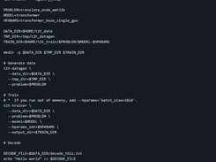 Tensor2Tensor Screenshot 1
