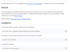 TensorFlow Examples Screenshot 1