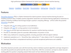 TensorFlow Quantum Screenshot 1