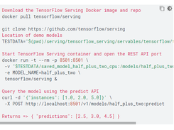 TensorFlow Serving Screenshot 1