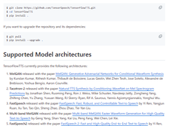 TensorFlowTTS Screenshot 1