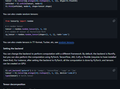 TensorLy Screenshot 1
