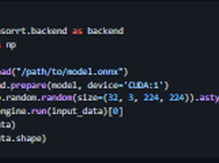 TensorRT Backend For ONNX Screenshot 1