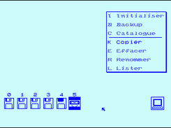 File operations screen