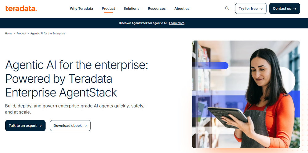 Teradata Enterprise AgentStack Screenshot 1