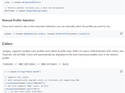 Termenv Screenshot 1