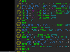 Classic tetris game on TVoutEx SDL emulator